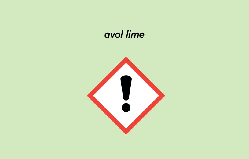 Avol Lime hazard comparison vs hydroxylamine