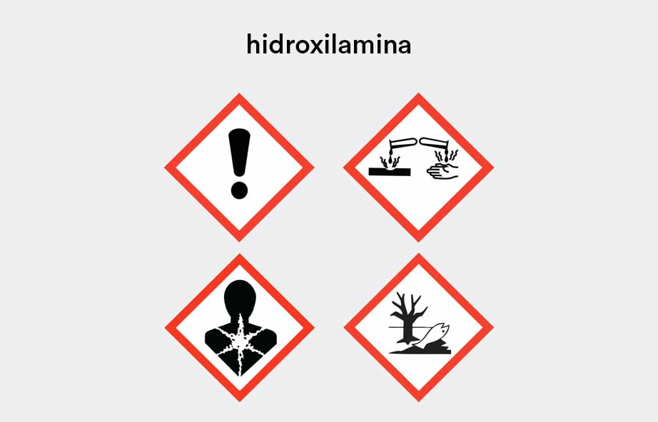 Avol Lime hazard comparison vs hydroxylamine